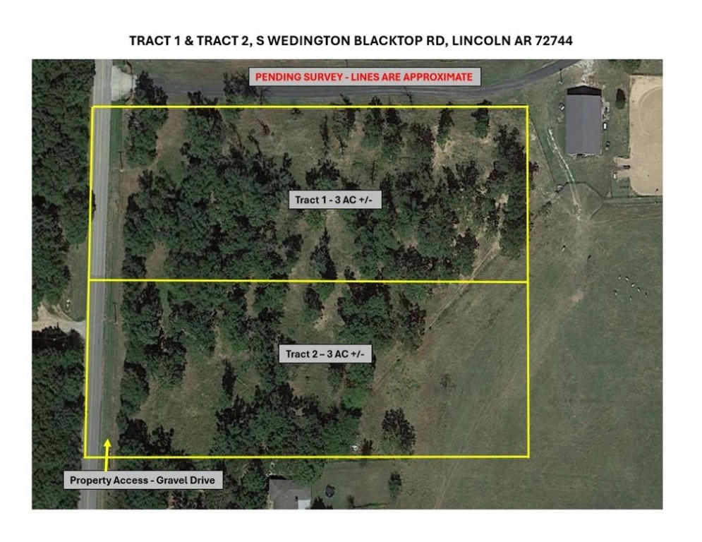 TRACT 1 WEDINGTON BLACKTOP (WC33) ROAD, LINCOLN, AR 72744, photo 1 of 7